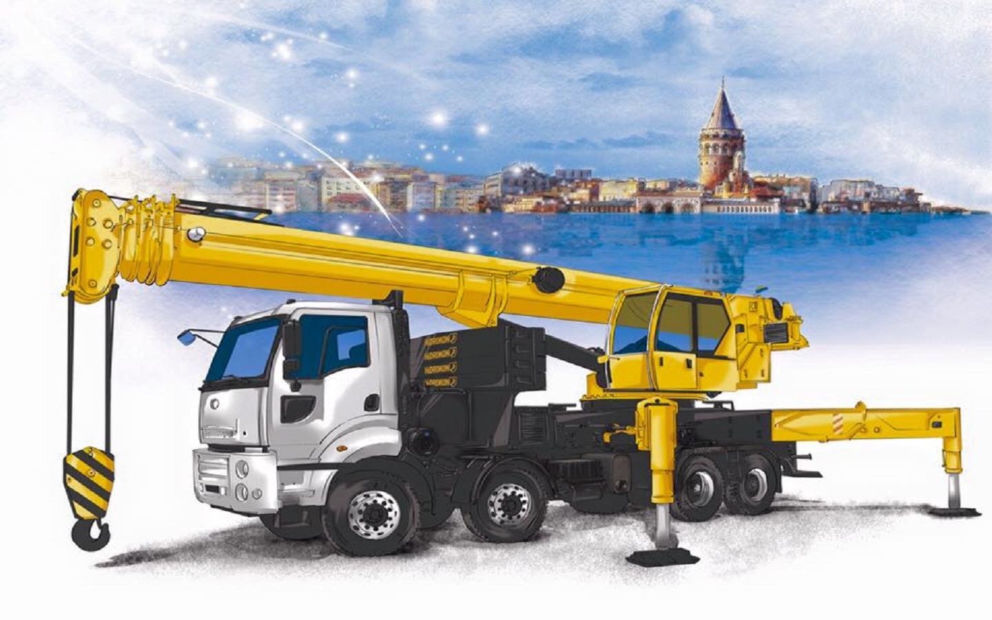 Herkül Vinç 60 Ton Mobil